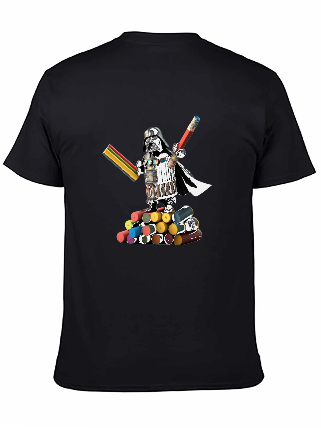Darth Vader Pencil T-Shirt - Artsy Design