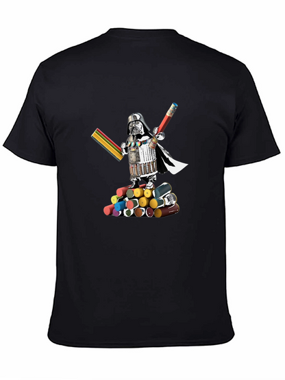 Darth Vader Pencil T-Shirt - Artsy Design