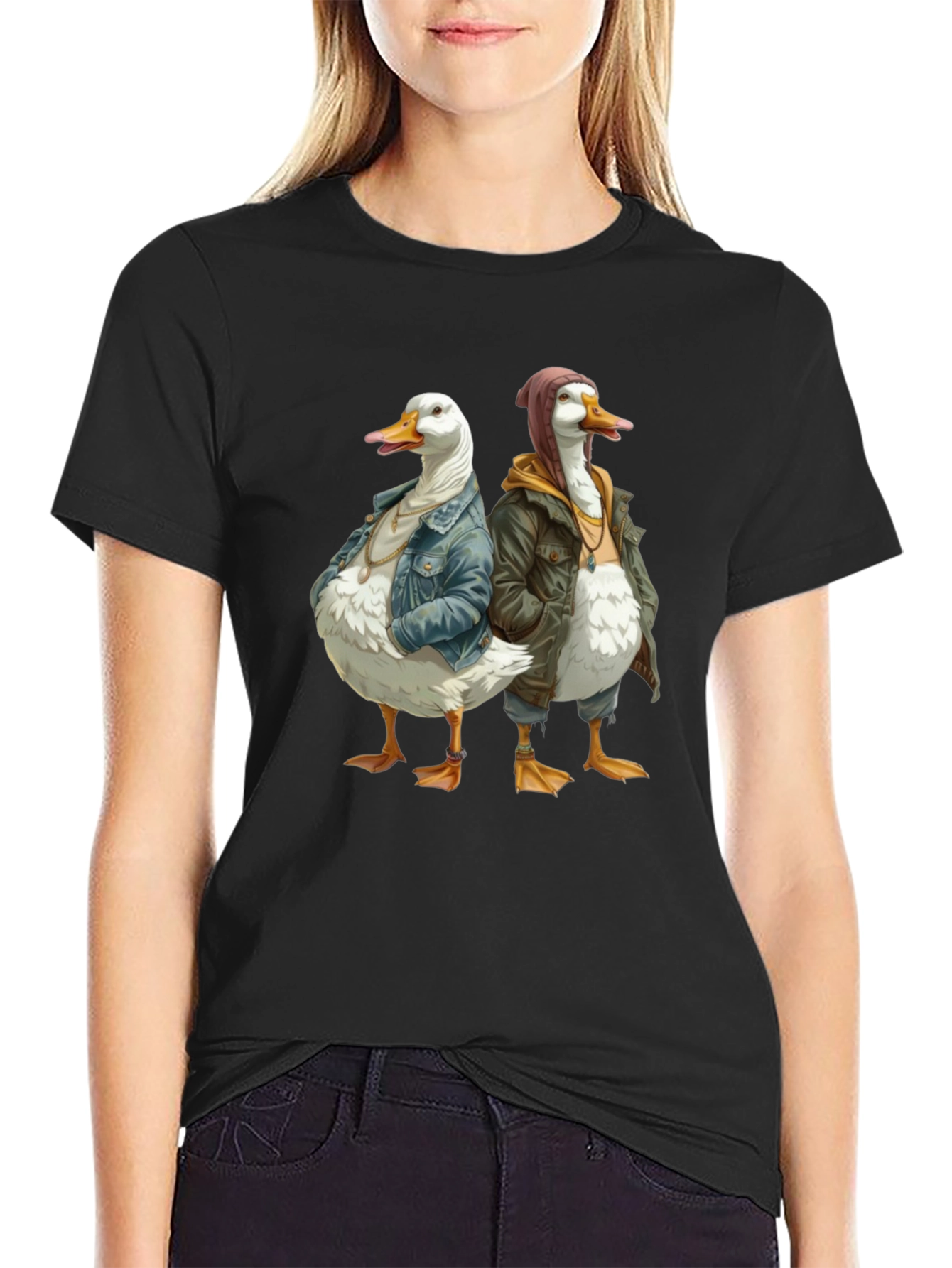 Duck Bros Graphic Tee - Cool Duck Design