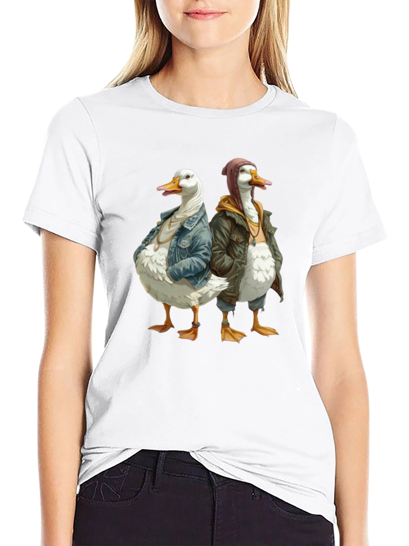 Duck Bros Graphic Tee - Cool Duck Design