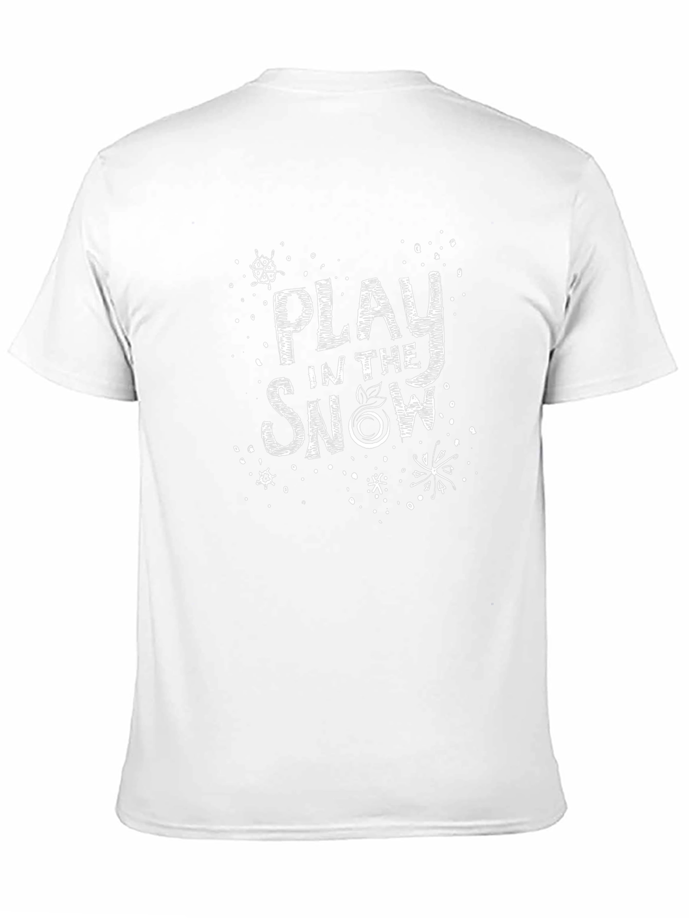 Play in the Snow Black T-Shirt