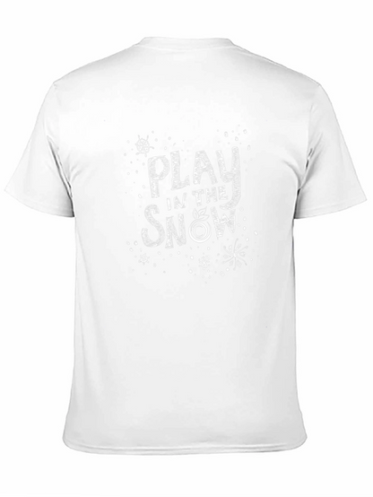Play in the Snow Black T-Shirt