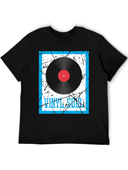 Vinyl Soul Graphic Tee - Music Lover T-Shirt