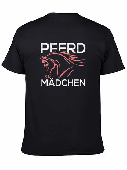 Pferd Mädchen Horse Girl T-Shirt