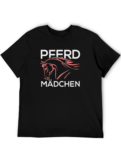 Pferd Mädchen Horse Girl T-Shirt