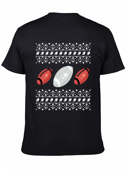 Football Ugly Christmas Sweater T-Shirt