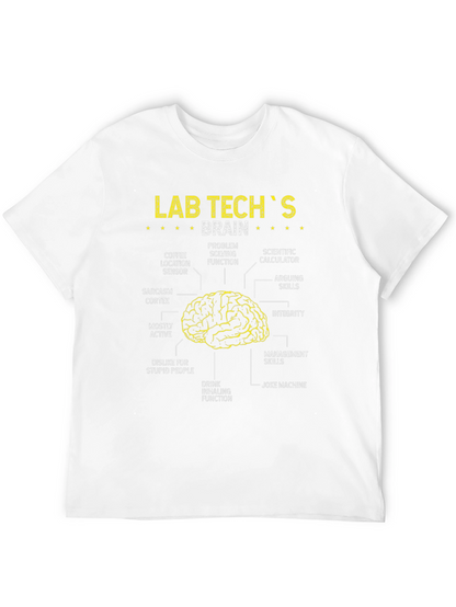 Lab Techs Brain Anatomy Funny T-Shirt