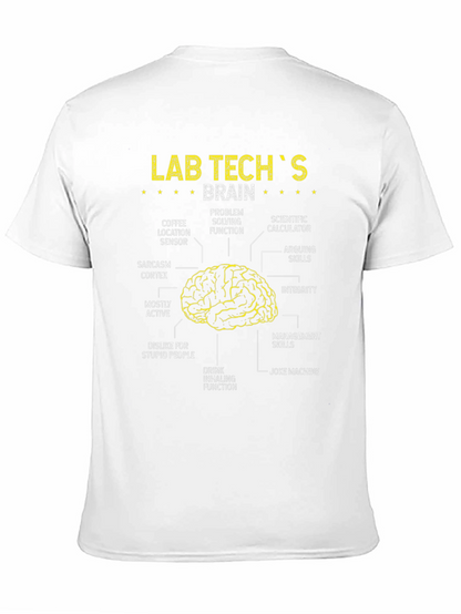 Lab Techs Brain Anatomy Funny T-Shirt