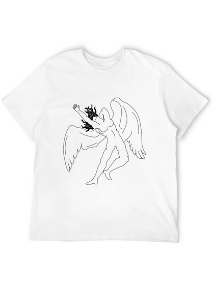 Winged Figure Black T-Shirt