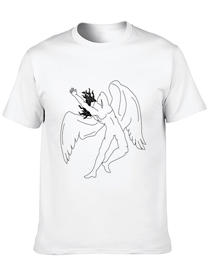 Winged Figure Black T-Shirt