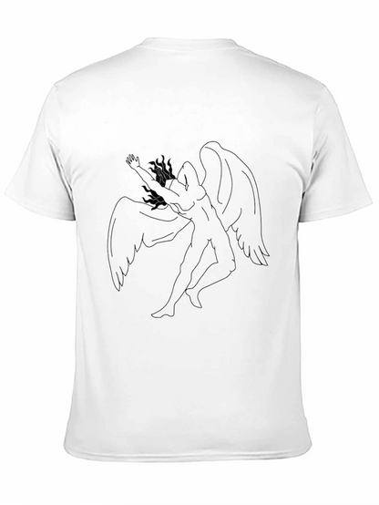 Winged Figure Black T-Shirt