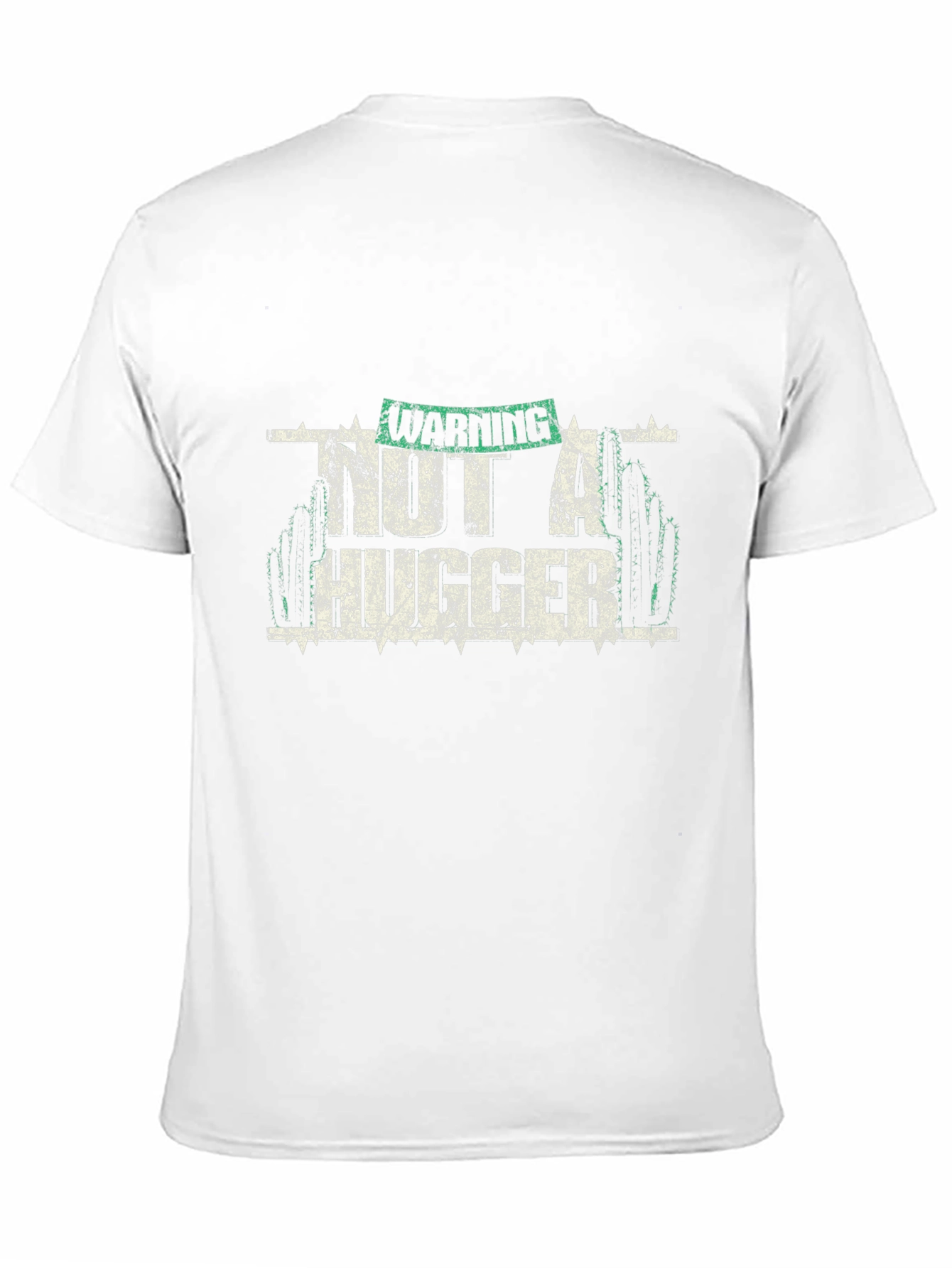 Warning Not A Hugger Graphic T-Shirt