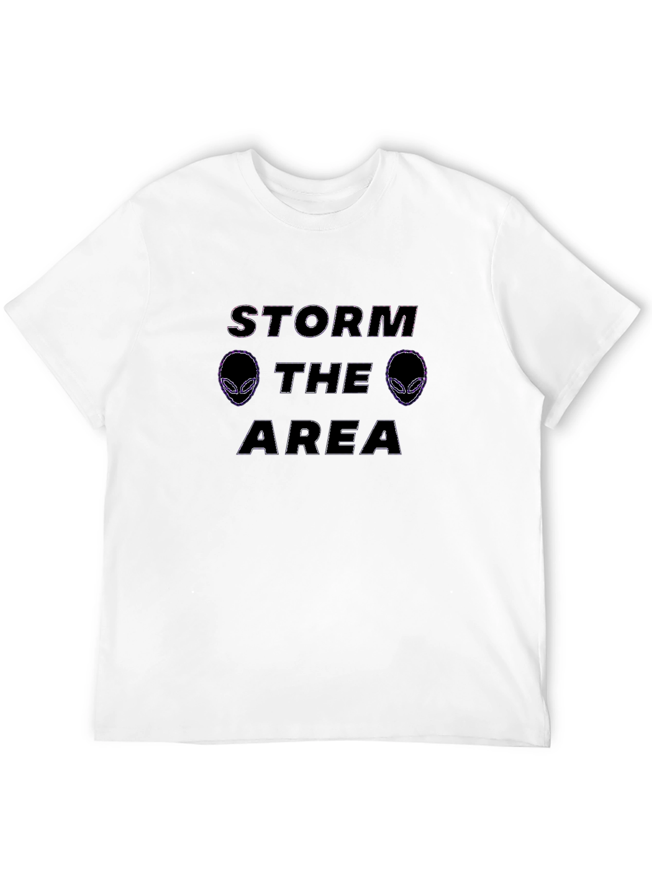 Storm Area Alien Black T-Shirt Graphic Tee