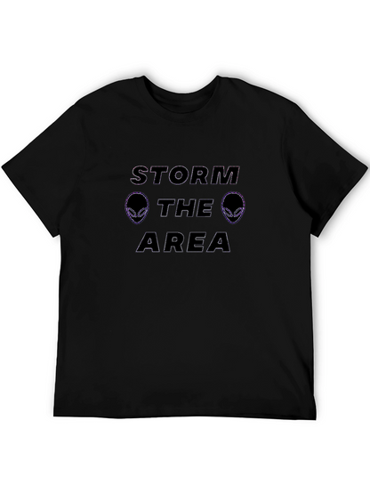Storm Area Alien Black T-Shirt Graphic Tee