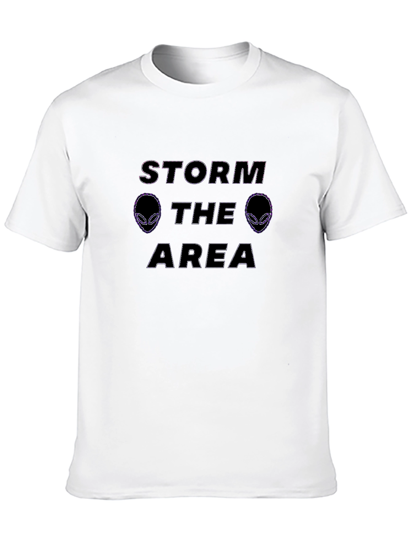 Storm Area Alien Black T-Shirt Graphic Tee