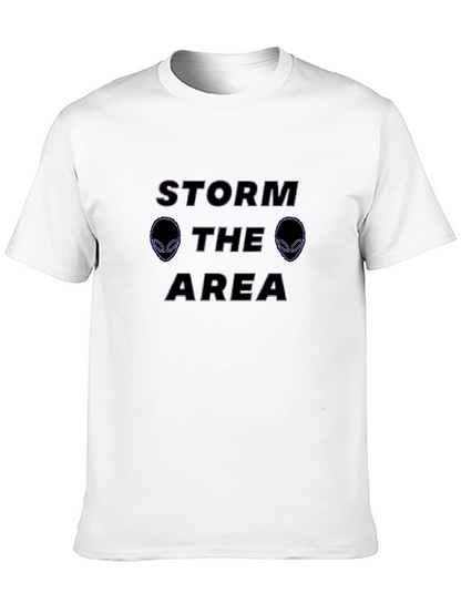 Storm Area Alien Black T-Shirt Graphic Tee
