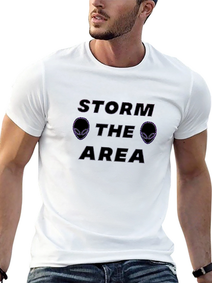 Storm Area Alien Black T-Shirt Graphic Tee