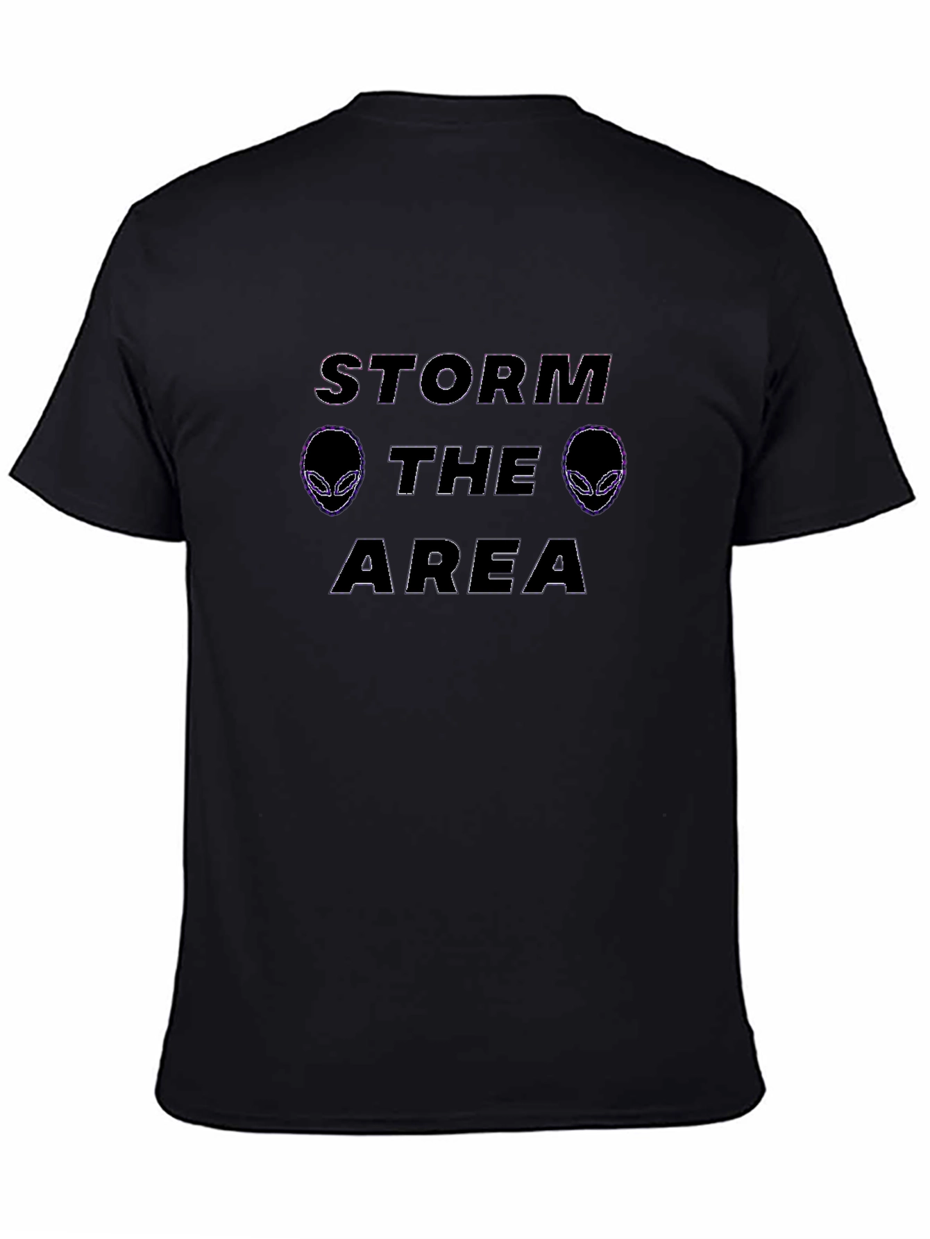 Storm Area Alien Black T-Shirt Graphic Tee