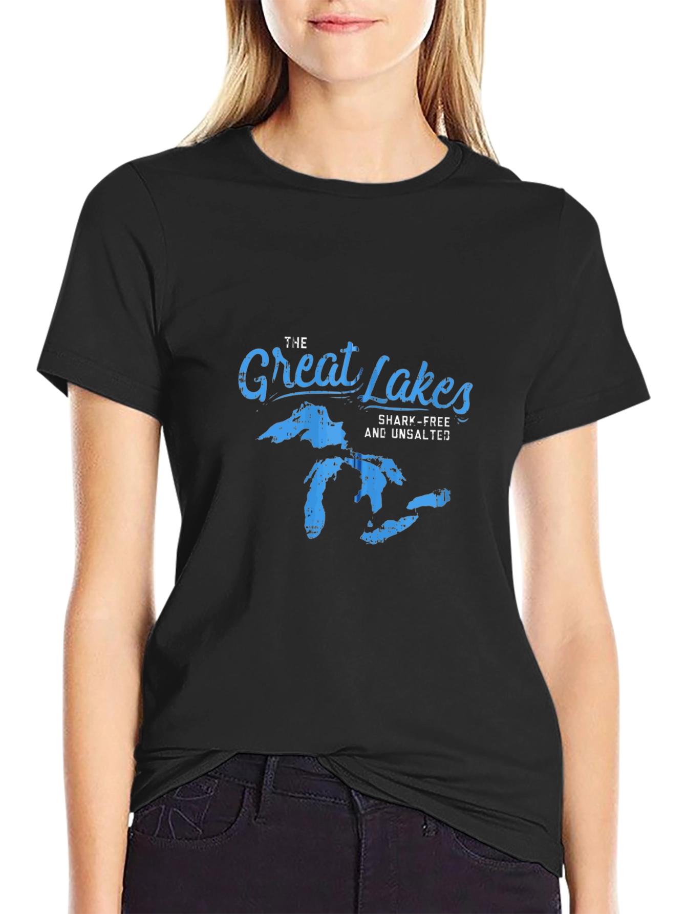 Great Lakes T-Shirt - Shark-Free & Unsalted
