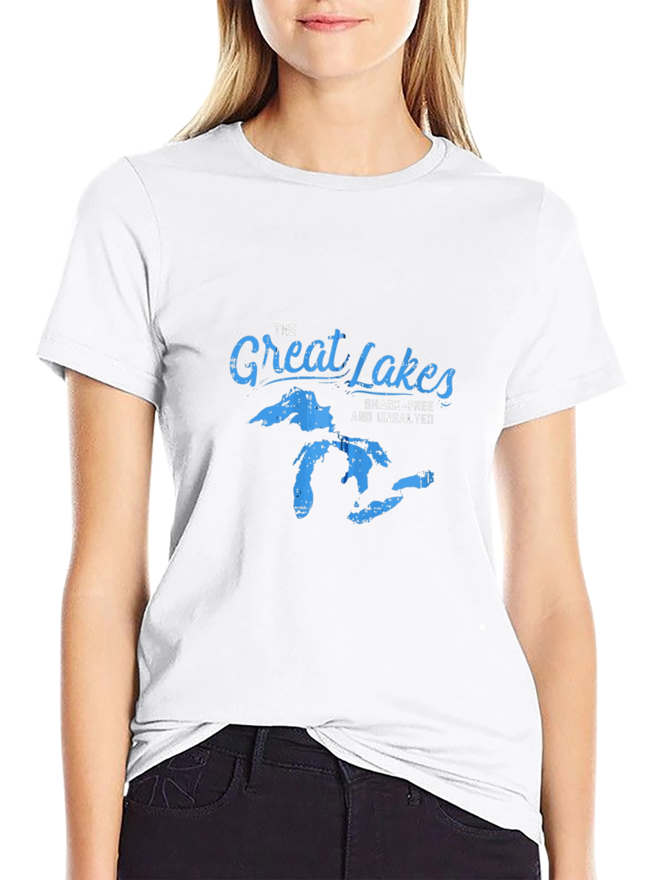 Great Lakes T-Shirt - Shark-Free & Unsalted