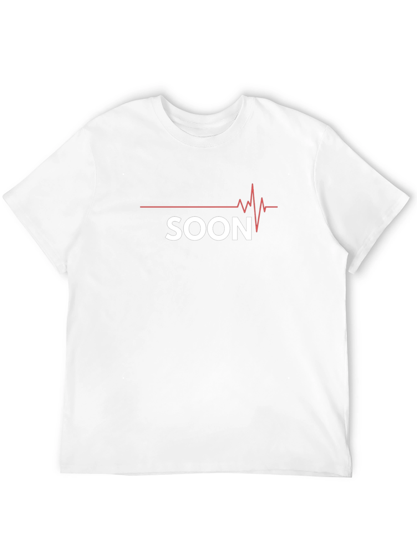 Soon ECG T-Shirt - Trendy Black Cotton Tee