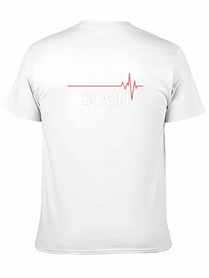 Soon ECG T-Shirt - Trendy Black Cotton Tee