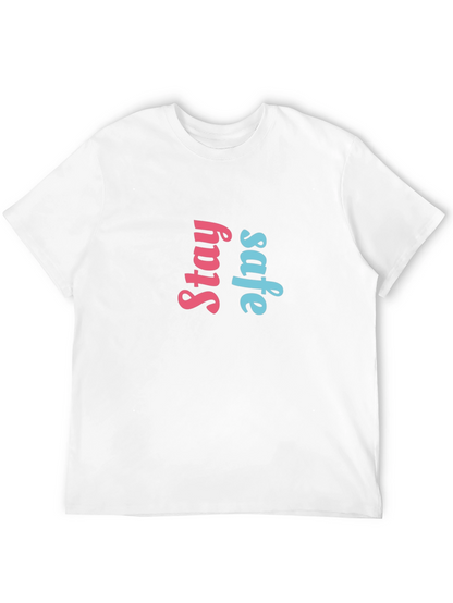 Stay Safe Graphic Tee - Black