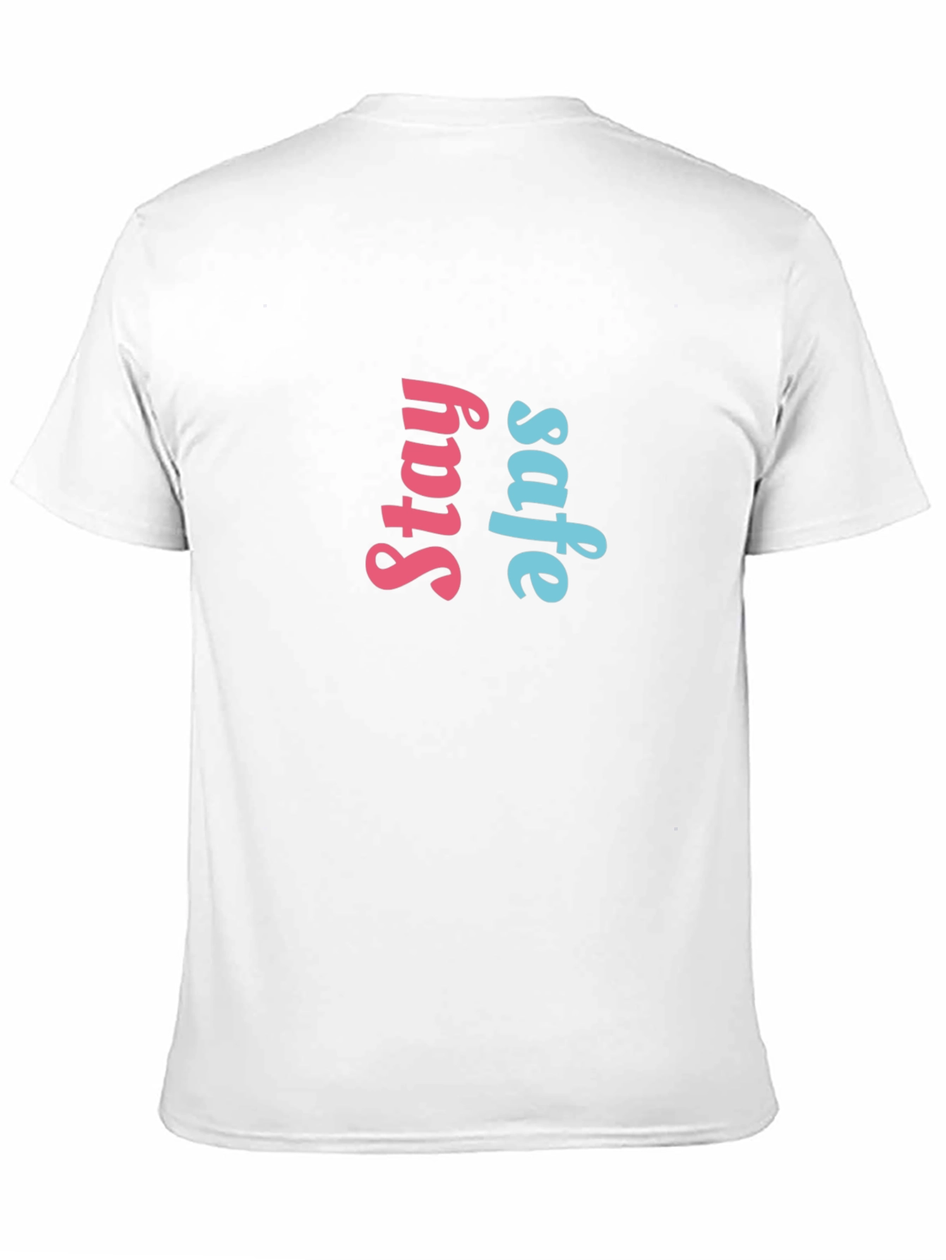 Stay Safe Graphic Tee - Black