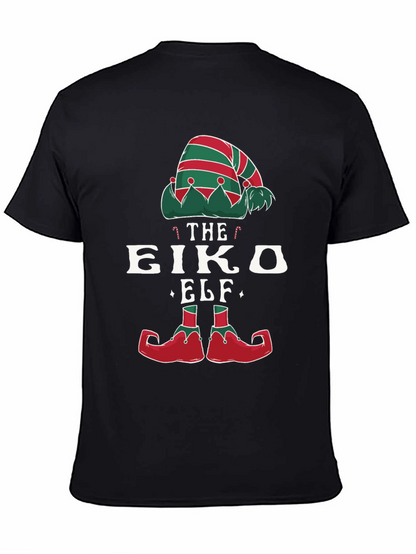 Novelty Christmas Elf T-Shirt Holiday Party Wear