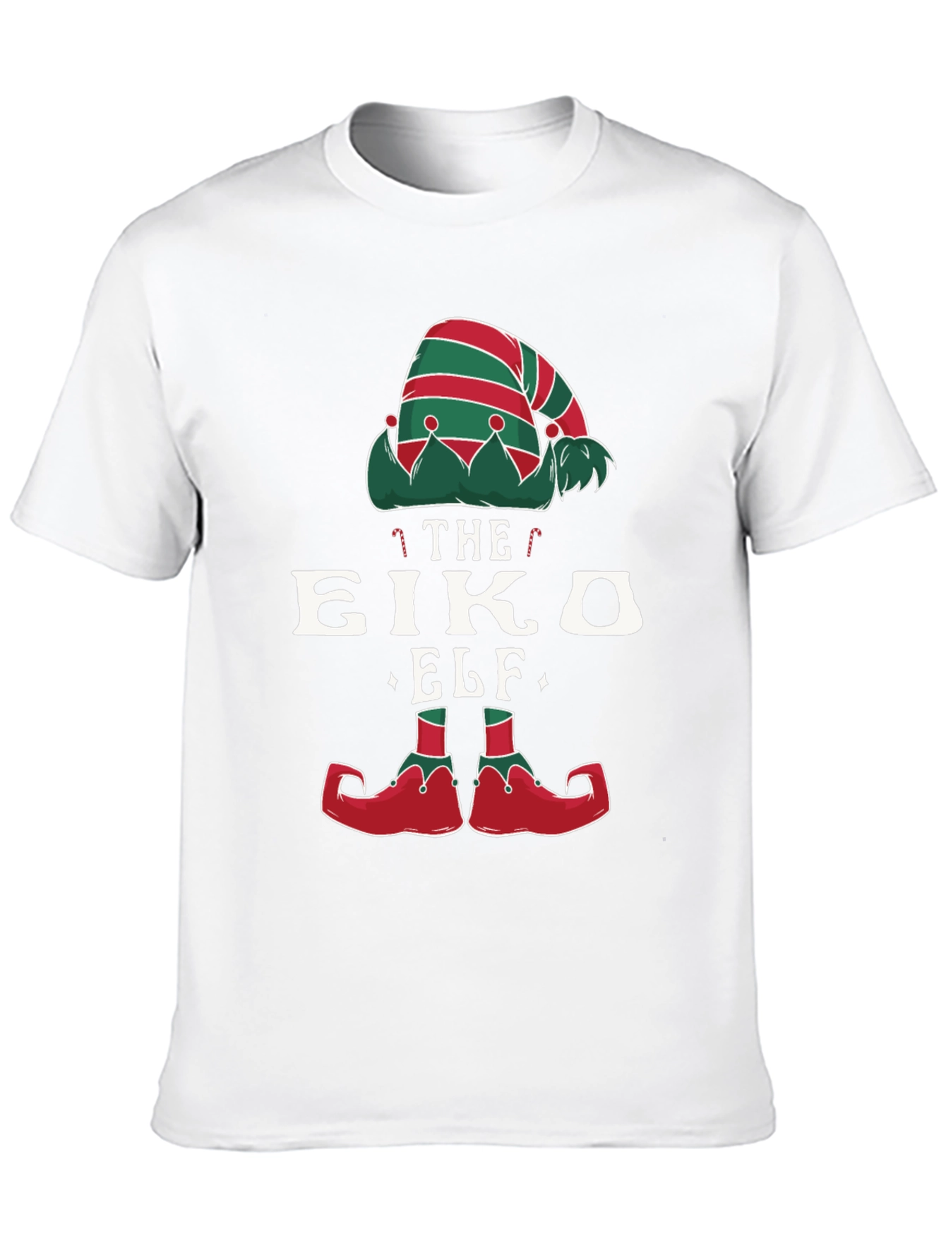 Novelty Christmas Elf T-Shirt Holiday Party Wear