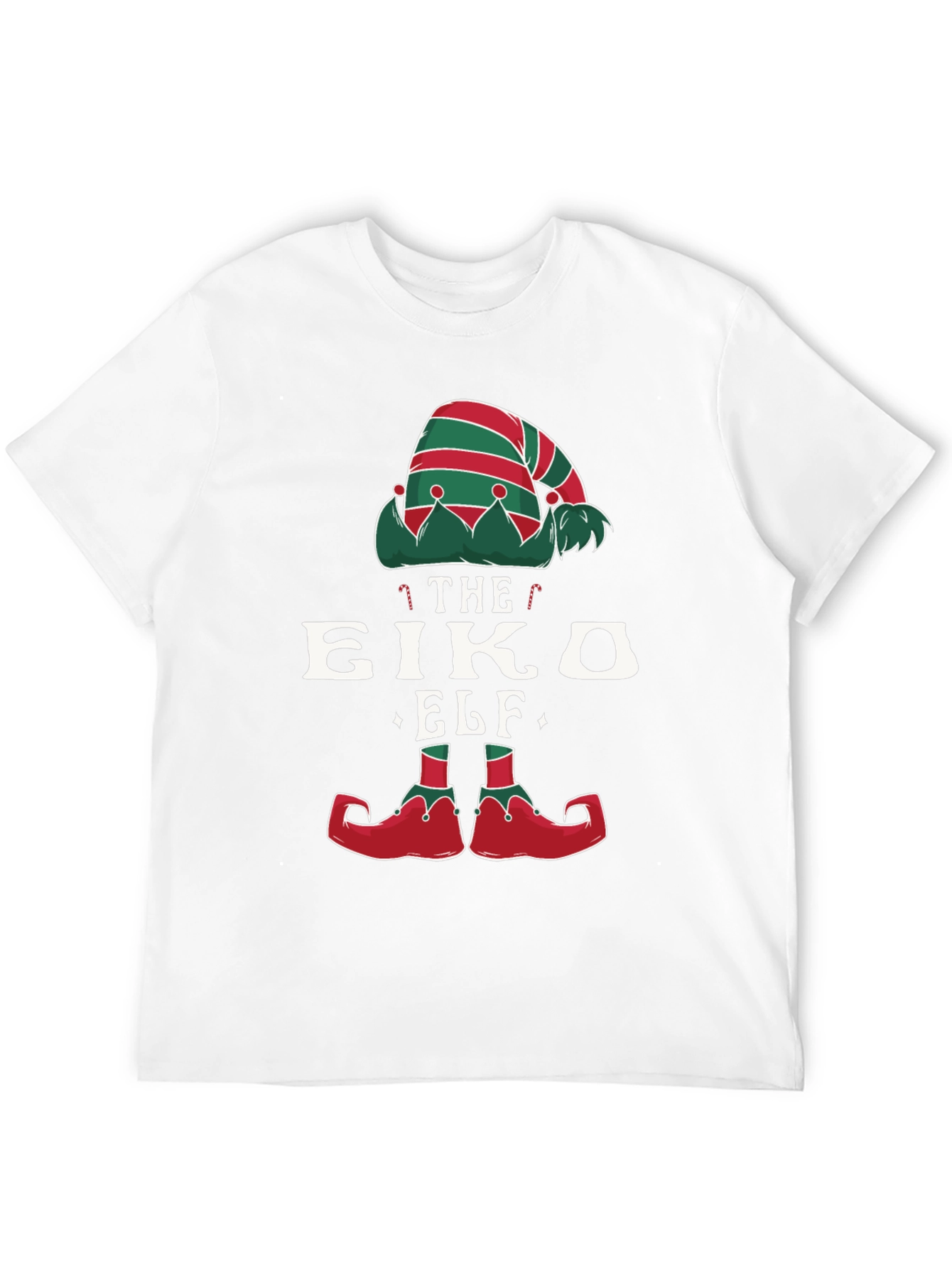 Novelty Christmas Elf T-Shirt Holiday Party Wear
