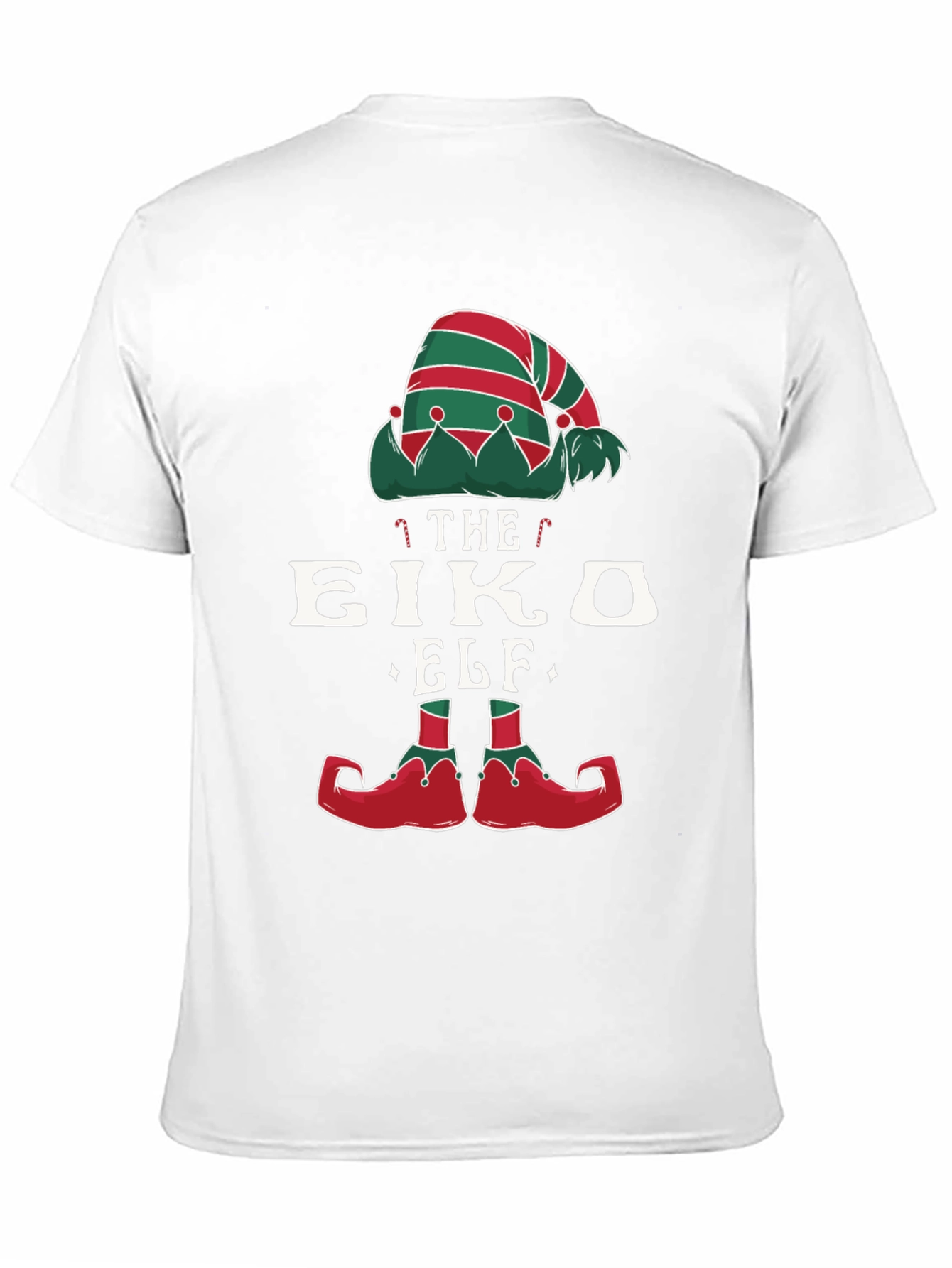 Novelty Christmas Elf T-Shirt Holiday Party Wear