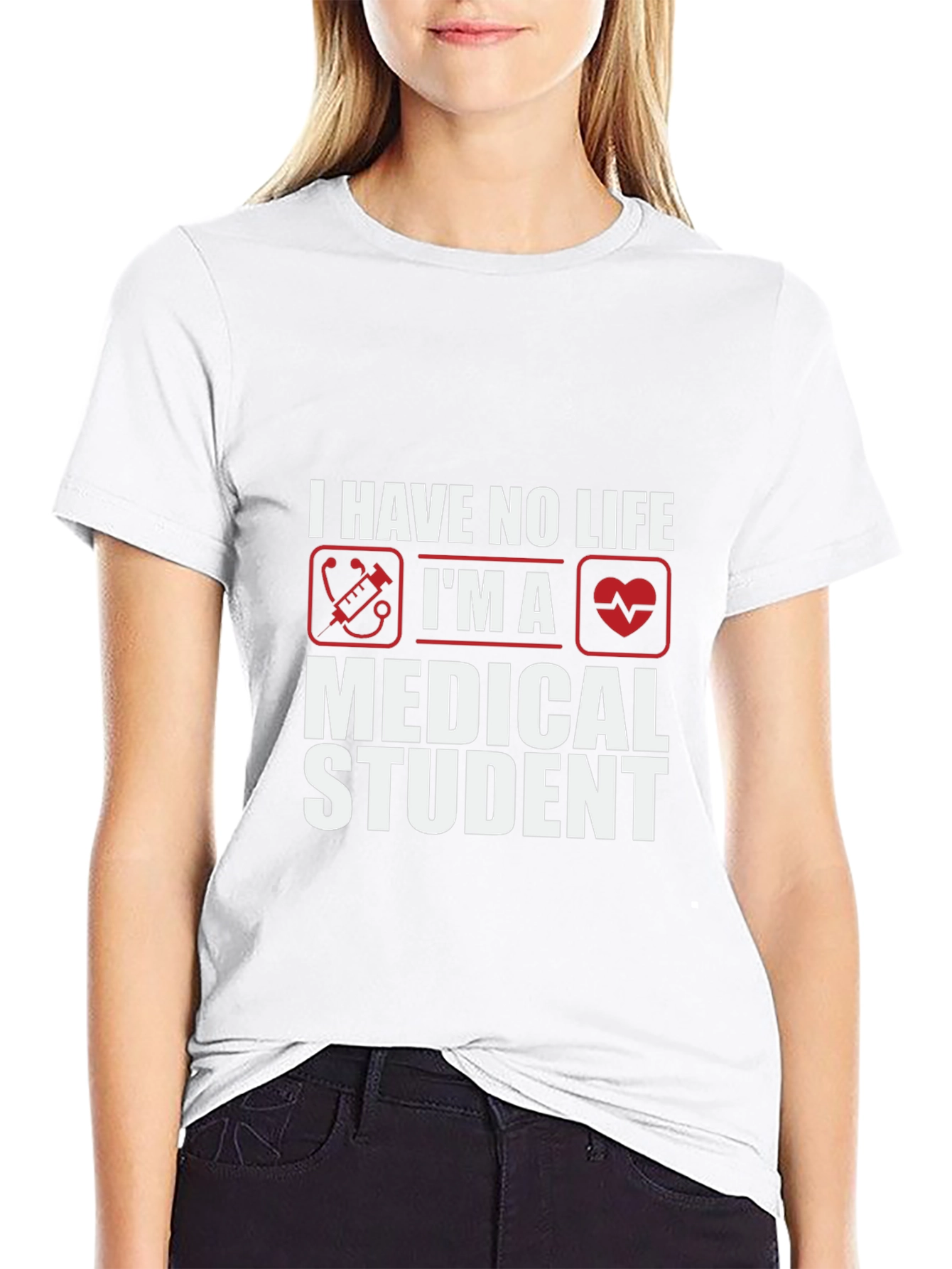 Medical Student Humor T-Shirt - No Life