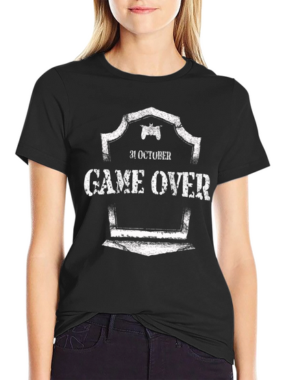 Game Over T-Shirt - Halloween Gamer Tee