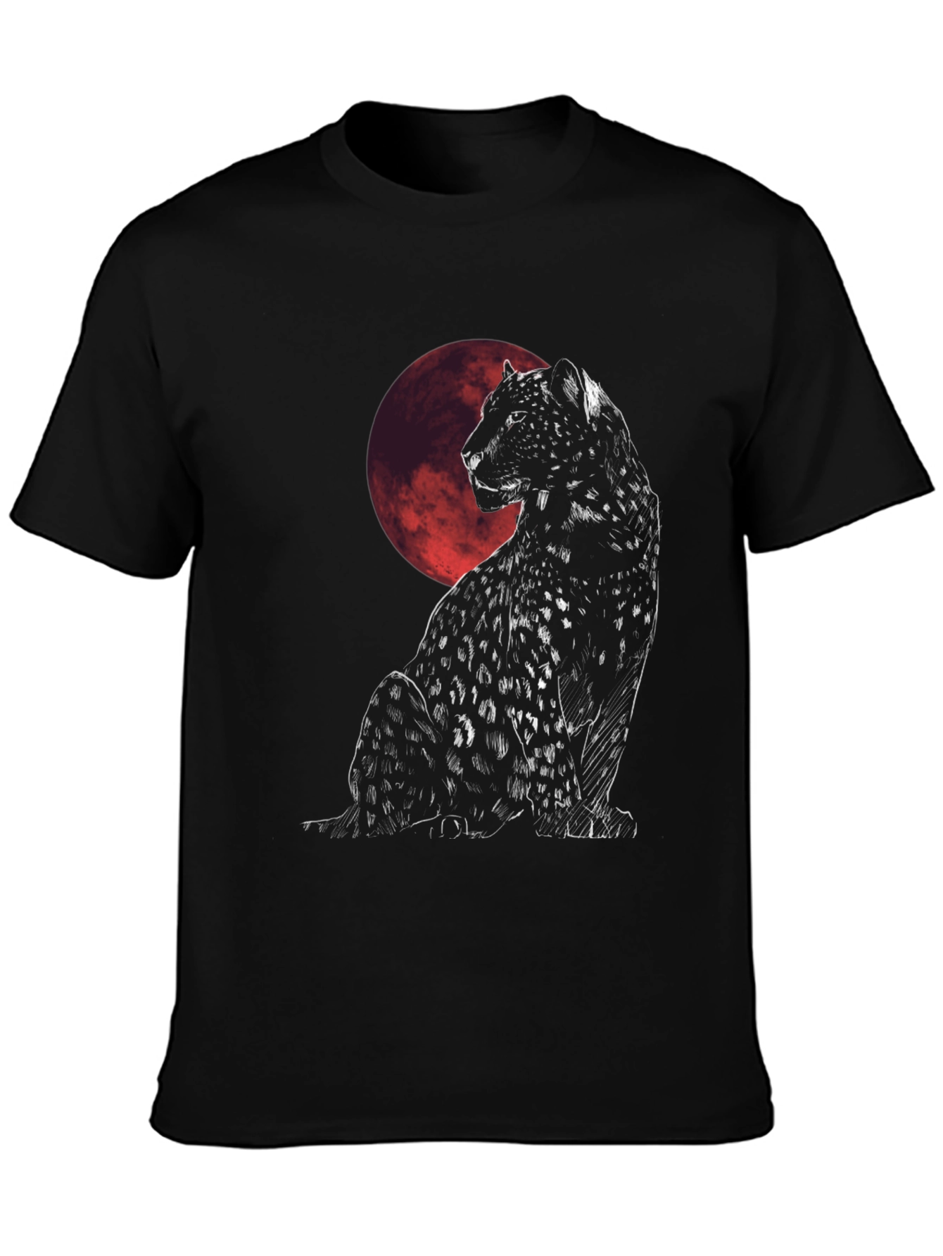 Black Panther Moon Graphic T-Shirt