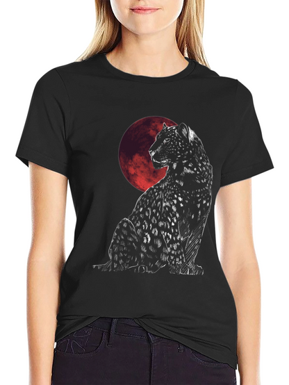 Black Panther Moon Graphic T-Shirt