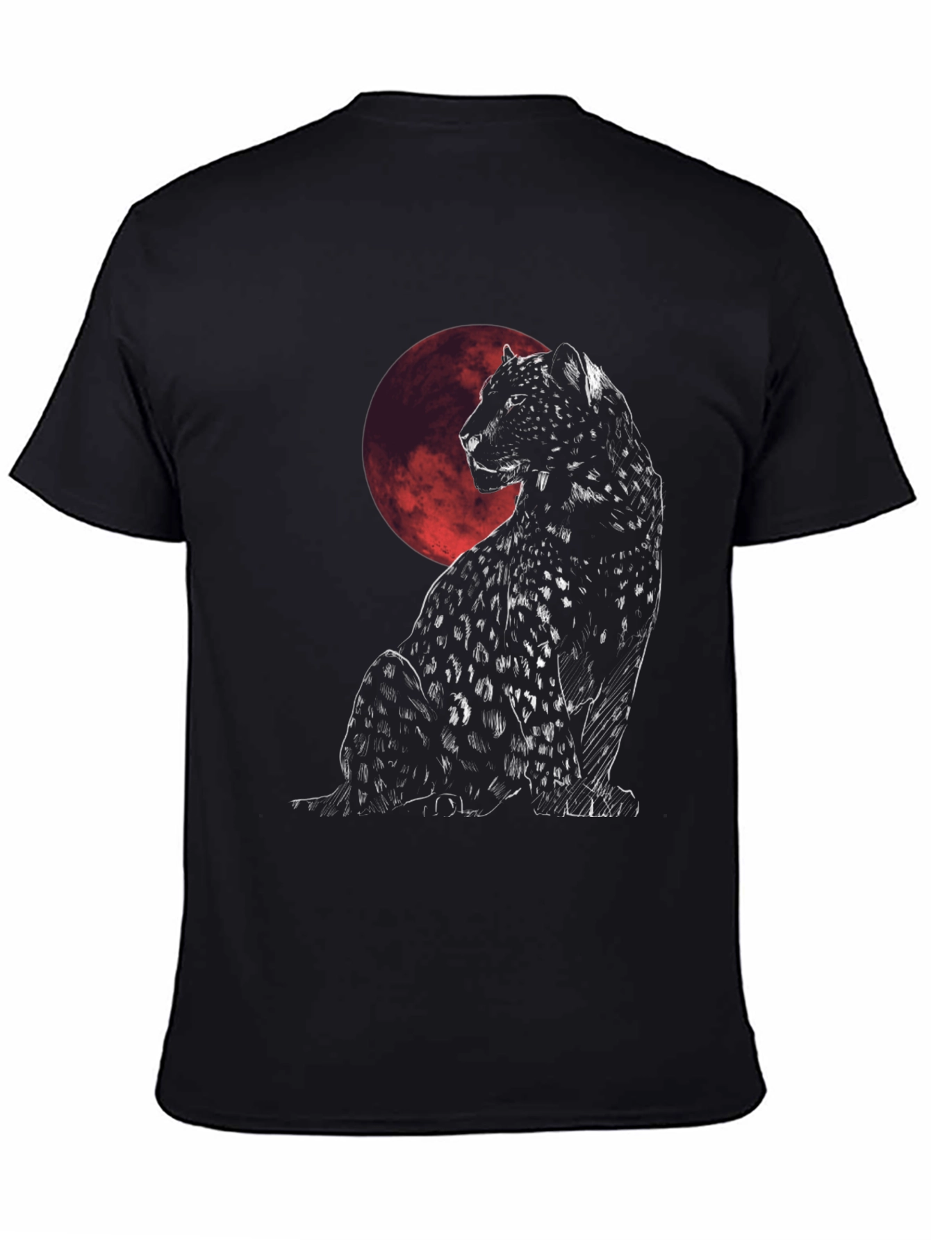 Black Panther Moon Graphic T-Shirt