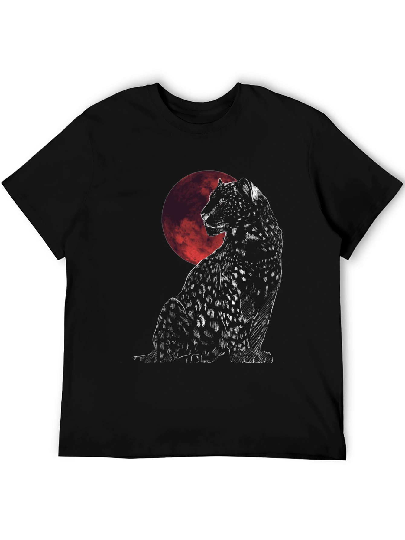 Black Panther Moon Graphic T-Shirt