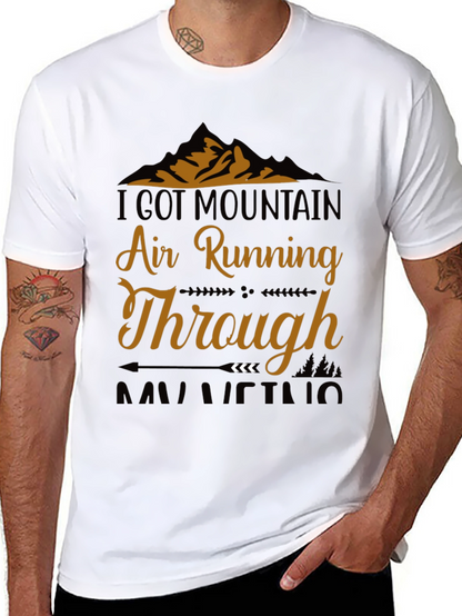 Mountain Air Running T-Shirt - Adventure Ready!