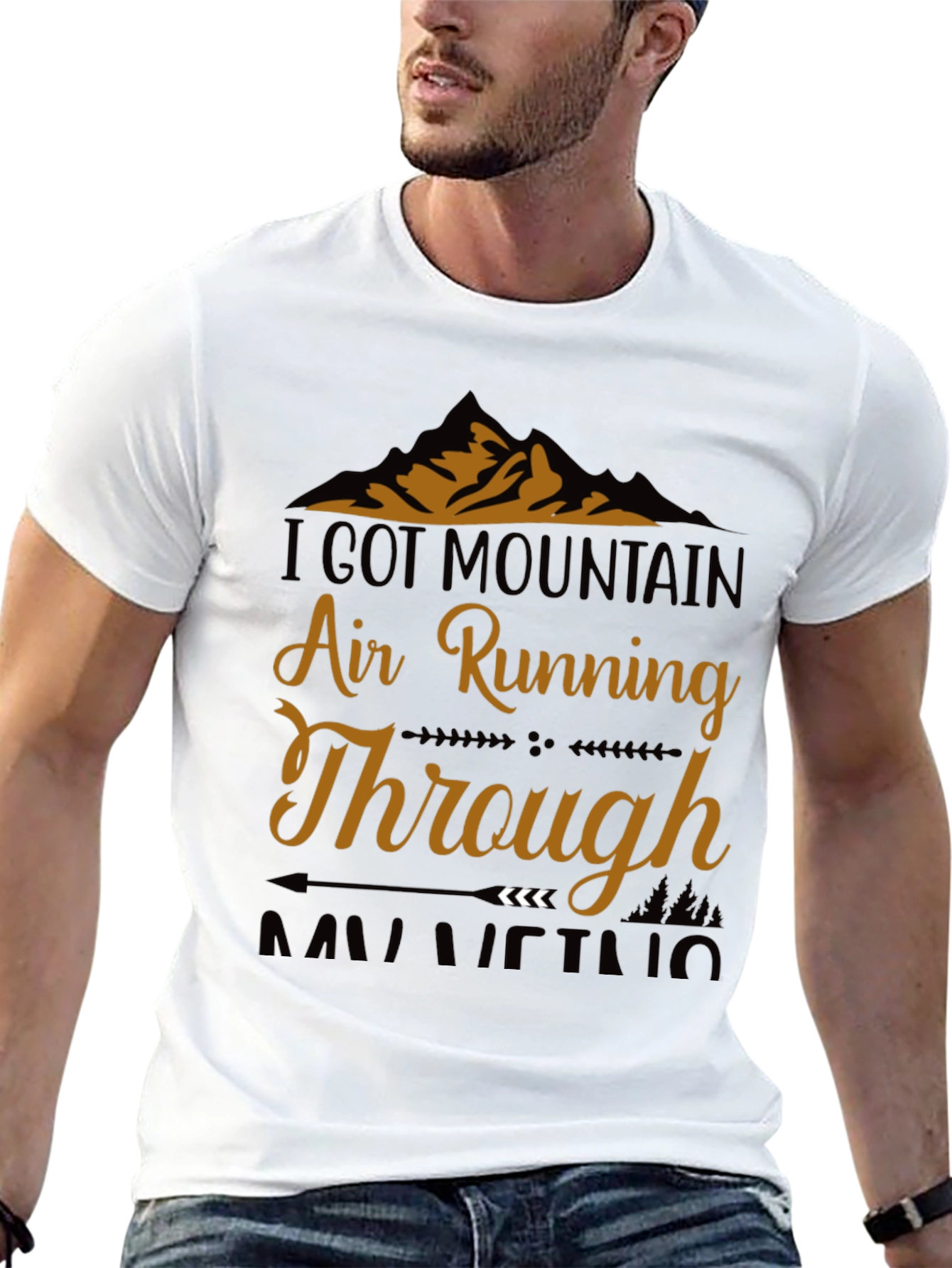 Mountain Air Running T-Shirt - Adventure Ready!