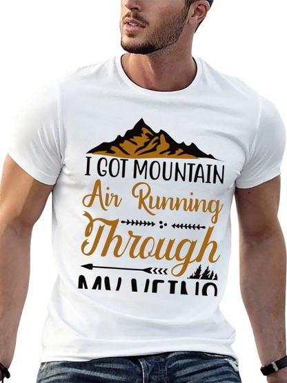 Mountain Air Running T-Shirt - Adventure Ready!