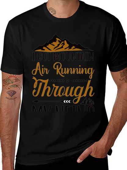 Mountain Air Running T-Shirt - Adventure Ready!