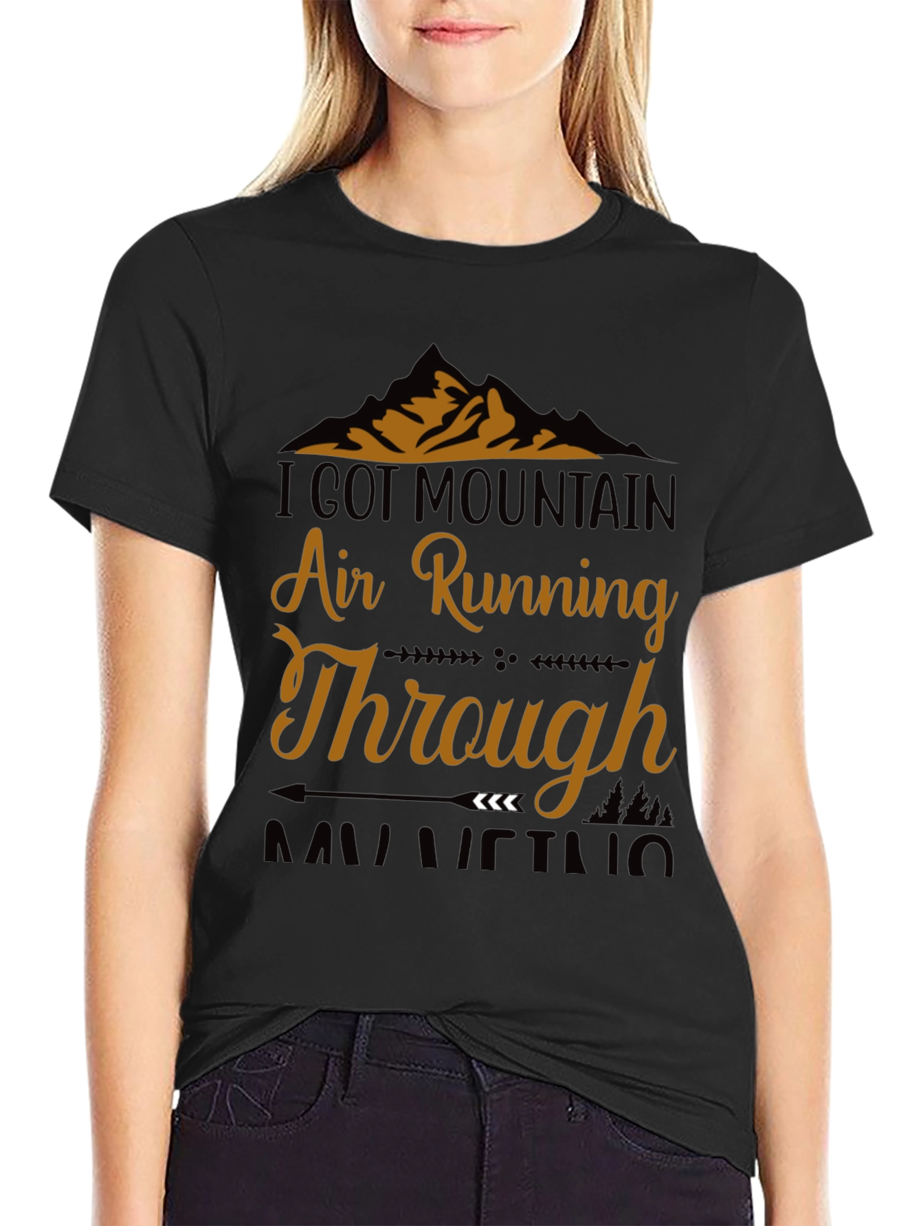 Mountain Air Running T-Shirt - Adventure Ready!