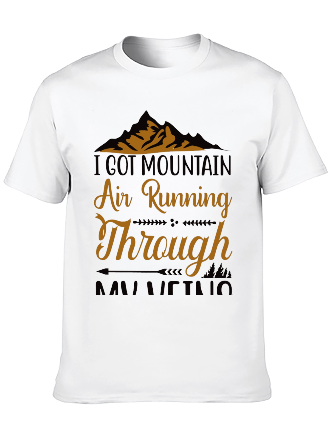 Mountain Air Running T-Shirt - Adventure Ready!