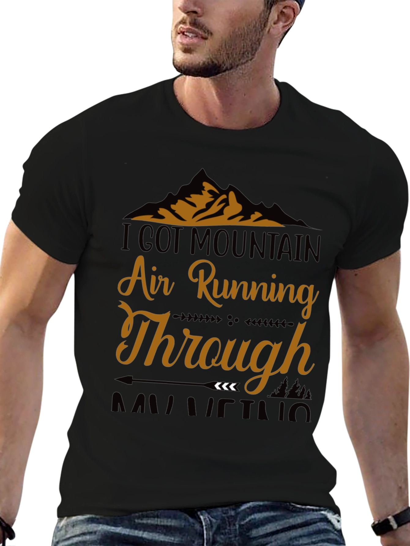 Mountain Air Running T-Shirt - Adventure Ready!
