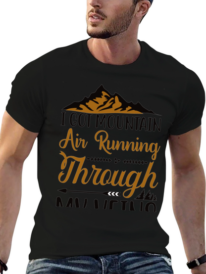 Mountain Air Running T-Shirt - Adventure Ready!