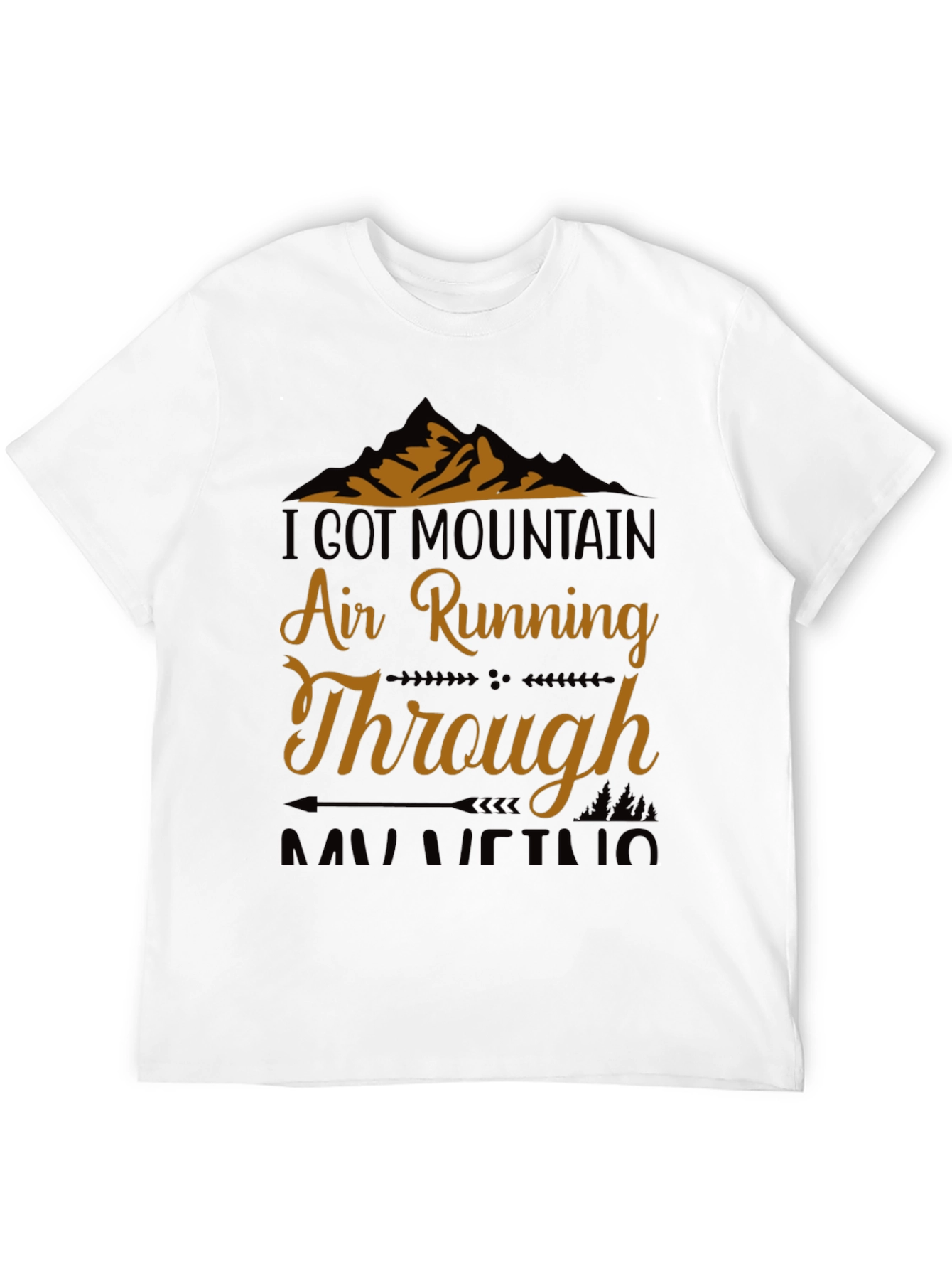 Mountain Air Running T-Shirt - Adventure Ready!