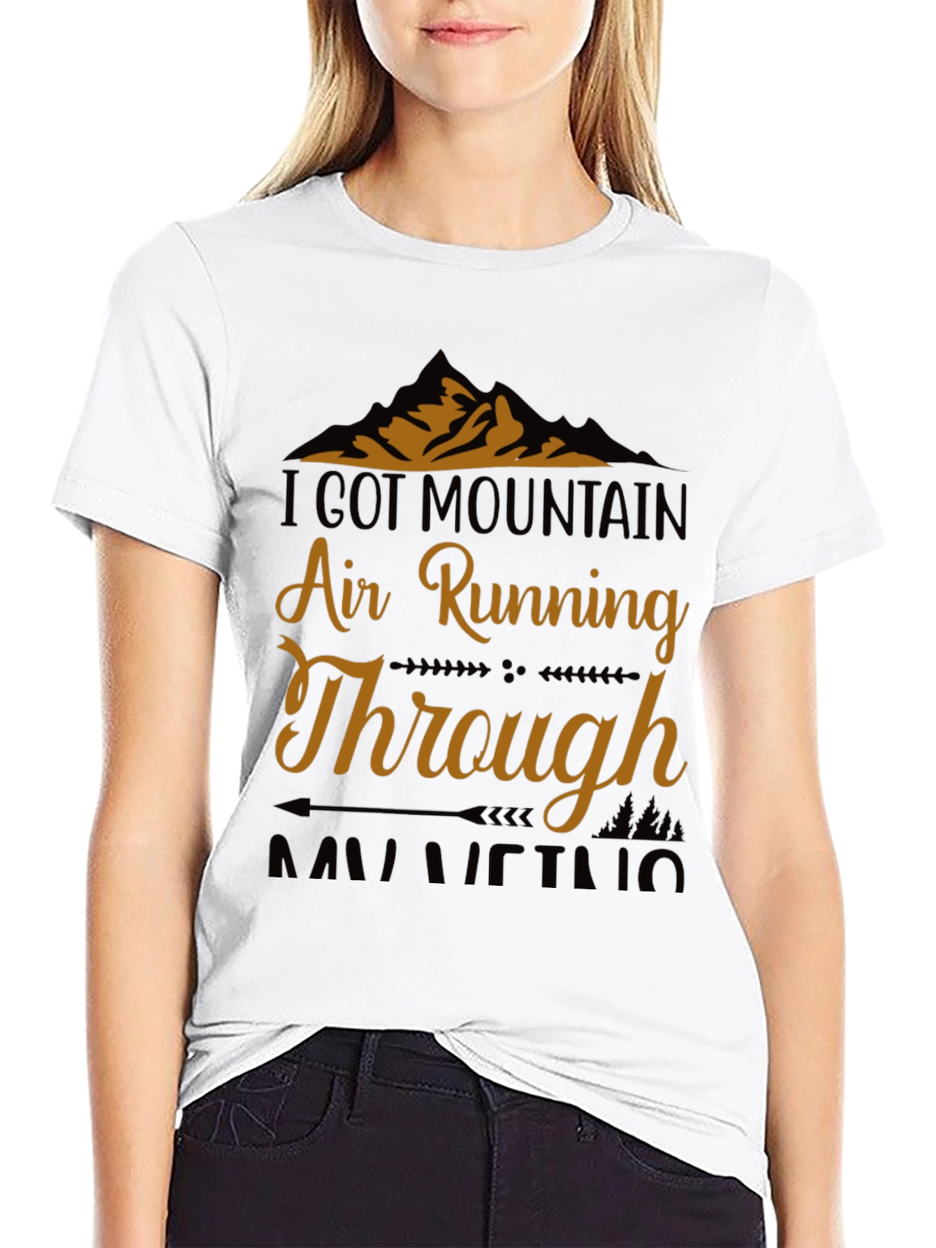 Mountain Air Running T-Shirt - Adventure Ready!