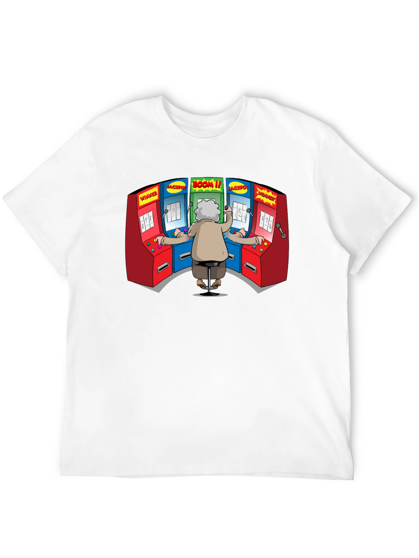 Old Gamer T-Shirt - Jackpot Design