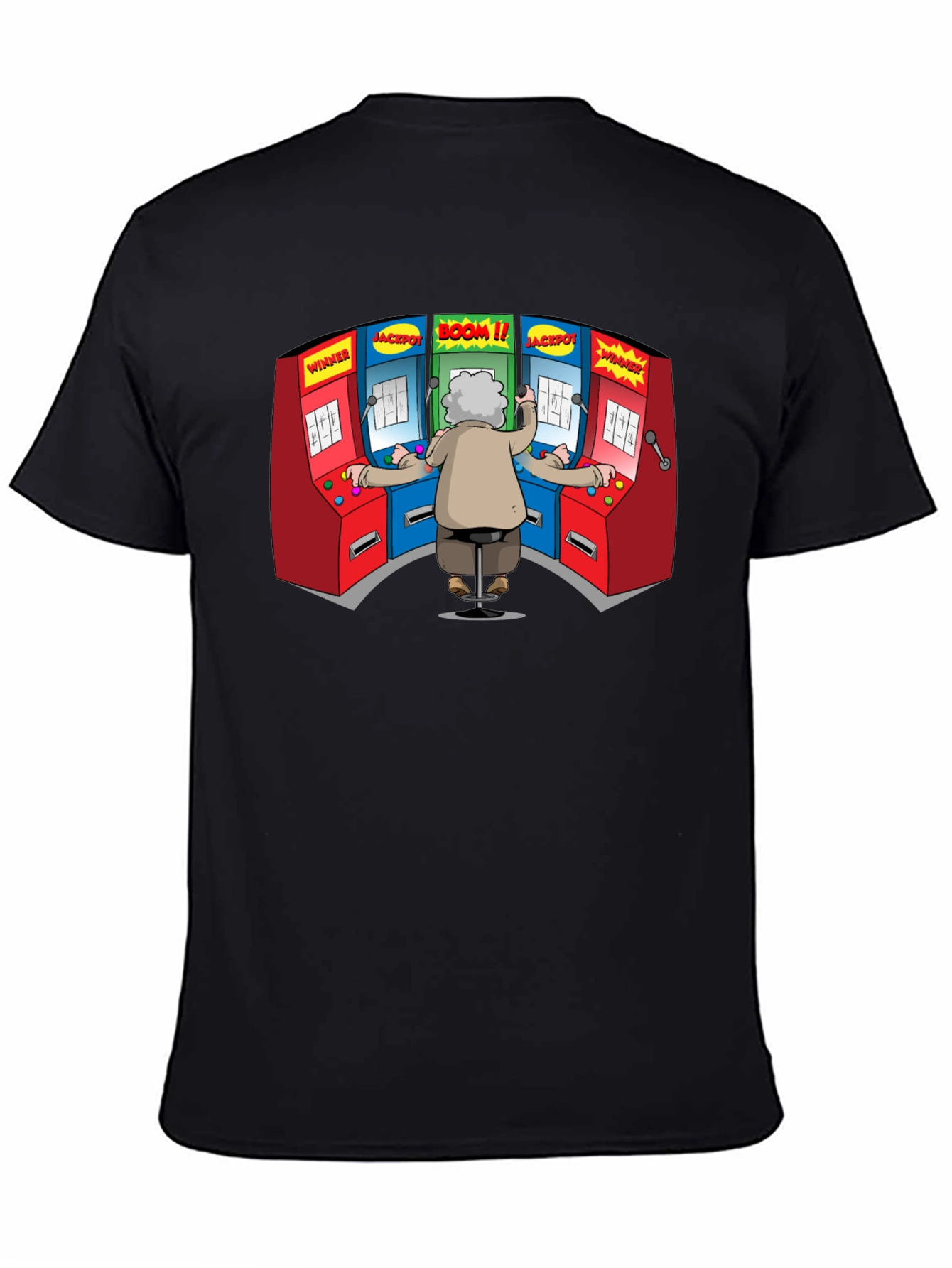 Old Gamer T-Shirt - Jackpot Design